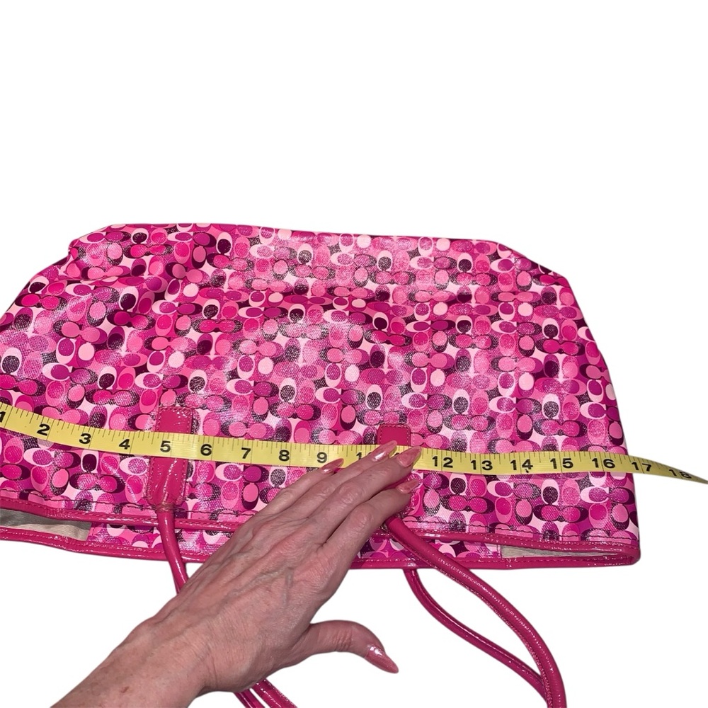 💕COACH POPPY TOTE💕BEAUTIFUL BRIGHT HANDBAG💕SUPER CLEAN!! - Picture 13 of 13